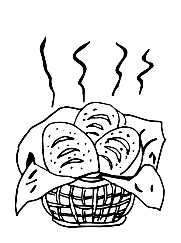 brood-kleurplaat-colorear-para-brot-pan-dibujo-pain-malvorlage